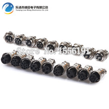 10 sets/kit 7 PIN 16mm GX16-7 Screw Aviation Connector Plug The aviation plug Cable connector Regular plug and socket 2024 - buy cheap