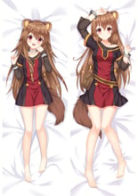 Funda de almohada corporal de Anime The Rising of the Shield, funda de almohada Dakimakura corporal, héroe Filo Raphtalia, 2018 a febrero 2024 - compra barato