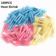 120PCS Waterproof Heat Shrink Terminals Insulated  Seal Butt Electrical Cable Wire Connectors Crimp Terminals Kit 2024 - buy cheap