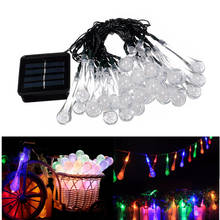 6.5M 30 LED Solar Powered Fairy String Lights Water Drop Decorative Garden Lawn Patio Christmas Waterproof Outdoor Solar Lamps 2024 - buy cheap