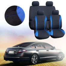 9 PCS Universal Tampas de Assento Do Carro Da Frente Traseiro Apoios de Cabeça Full Set Auto Seat Cover Protector Novos Acessórios Interiores 2024 - compre barato