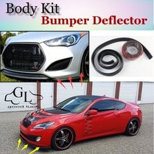 For Hyundai Genesis Coupe Bumper Lip / Front Spoiler Deflector For TOPGEAR Friends Car Tuning / Body Kit / Strip Skirt 2024 - buy cheap