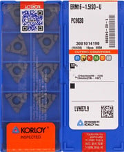 ERM16-2.0ISO -U PC9030 = 16ER 2.0ISO PC9030 10pcs/set original KORLOY Carbide inserts Processing: stainless steel 2024 - buy cheap