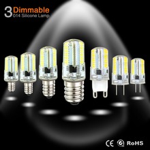 High Bright G4 LED Lamp E14 E17 E11 E12 G9 G8 Candle Lights AC 220V 110V Bulb Spotlight SMD 3014 64LED dimmable Chandelier Light 2024 - buy cheap