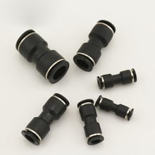 Pneumatic Fittings 10mm 8mm 6mm 12mm OD Hose Tube One Touch Push Into Straight Gas Fittings Plastic Quick Connectors Fitting 2022 - buy cheap