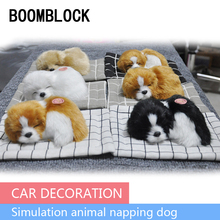 Car Ornaments Plush Simulation Sleeping Dog For Acura Chevrolet Cruze Aveo Peugeot 307 308 Seat Leon Mazda 3 6 CX-5 Accessories 2024 - buy cheap