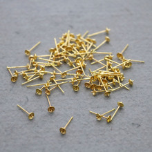 30PCS Flat Gold-Color Needle for Earrings Bracelet Metal Hardware Fittings for Accessory DIY Machining Metal Parts Pins 14*4MM 2024 - buy cheap