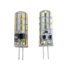 10pcs G4 led Lamp DC12V /AC220V SMD3014 24LED Replace 20W  halogen lamp 360 Beam Angle LED Bulb with soft silicon White/warm 2024 - buy cheap