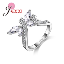 2020 Fashion Rings For Women Brand Design 925 Sterling Silver Women Engagement Wedding Princess Ring Bridal Bijoux 2024 - buy cheap