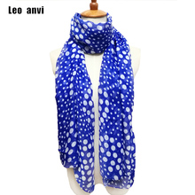 Leo anvi women Colorful polka dots cotton scarf female autumn winter long white  dot print scarves bufandas invierno mujer 2024 - buy cheap