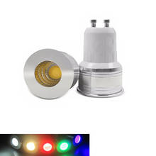 Светодиодная мини-лампа GU10 MR11 3 Вт 35 мм GU5.3, лампа для прожектора, сменная галогенная лампа, фотолампа RGB, домашнее освещение 2024 - купить недорого