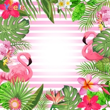 Summer Flamingo Tropical Newborn Baby Shower Birthday Party Pink Vinyl Backdrop Photography Background For Photo Studio Shoot 2024 - buy cheap