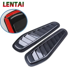 Lentai 1 conjunto de capô de entrada de ar de fibra de carbono, capa de ventilação para peugeot 508 308 206 307 207 407 opel citroen 2024 - compre barato