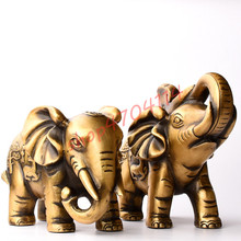 Colección de ornamentos de elefante absorbente, manualidades exquisitas, cobre puro 2024 - compra barato