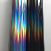 Laser Holographic Rainbow Chrome Vinyl Wrap Foil Sheet Decal Bubble Free For Car Wrapping Film Motor Phone Laptop Console 2024 - buy cheap
