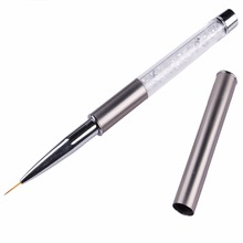 1 Pcs Professional 10mm Nail Art Liner Brush UV Gel Polish Dotting Painting Pens Tools Pinceau Acrylique Ongle Nailart Pinsel 2024 - buy cheap