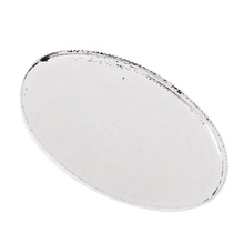 30*40mm Antique Silver plated Brass Brooch Back Base Safety Pin with Oval Flat Pad,Sold 20pcs/lot-C3693 2024 - buy cheap