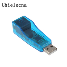 Chielecna-adaptador Ethernet USB 2,0 a RJ45, tarjeta de red Ethernet, LAN, Windows 7/8/10/XP, conector Ethernet USB RD9700 2024 - compra barato