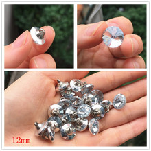 Botones de piedras preciosas de cristal de alta calidad, botones de costura para camisa, botones de cristal para, accesorios de costura de 12mm, 20 Uds. 2024 - compra barato