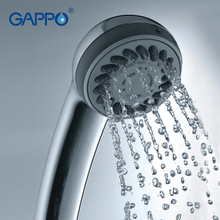 Gappo Top Quality Shower Head 3Way Round hand shower heads bathroom fixture ABS in chrome Plated water saving shower head GA03 2024 - buy cheap