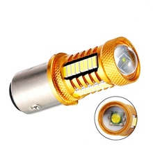 Luz LED de circulación diurna para coche, Bombilla de 1200LM superbrillante BAY15D, Chip CREE, 1 unidad, 1157 P21/5W, intermitente 2024 - compra barato