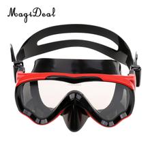 MagiDea Youth Scuba Diving Mask Anti Fog Tempered Glass Swimming Snorkeling Goggles 2024 - buy cheap