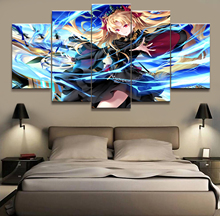 5 Piece Cartoon Pictures Artwork cute Sexy fate grand order Anime Poster Paintings Canvas Art for Home Decor Wall Art 2024 - buy cheap