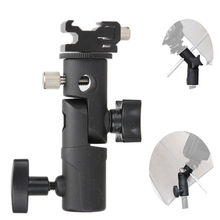 Swivel Flash Hot Shoe Umbrella Holder Mount Adapter for Studio Light Type E 2024 - buy cheap