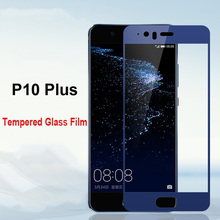 For Huawei P10 Plus High Quality Explosion-proof Tempered Glass Full Cover Screen Protector Film White Black Color Glass Film 2024 - buy cheap