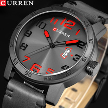 NEW Luxury Brand CURREN Men Sport Watches Men's Quartz Clock Man Army Military Leather Wrist Watch Relogio Masculino 2024 - buy cheap