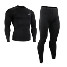 Life on track Black Compression Shirt Long Sleeve Base Layer Under Skin Tight Gym Training/Outdoor Sport MMA 2024 - buy cheap