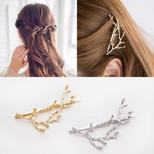 1PCS Fashion Alloy Tree Shape Hair Clips Vintage Plant Metal Hairgrips Elegant Hairpins Women Alloy Hair Accessories For Girls 2024 - buy cheap