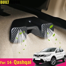 2Pc For Nissan Qashqai J11 2014 2015 2016 2017 2018 Car AC Heat Floor Air Duct Grille Air Vent Cover Under Seat Outlet Trim 2024 - buy cheap