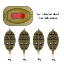 Juego de 4 unids/set de herramientas de pesca, alimentador de carpa, dispensador de pesca de método en línea, 4 alimentadores, juego de moldes 2024 - compra barato