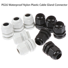 5Pcs New PG16 Plastic Waterproof Connector Gland Connector 9-14mm Dia Cable 2024 - buy cheap