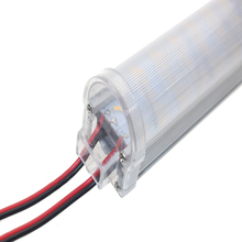 9pcs*1m LED hard luces strip 288leds/1m DC 12V led bar light smd 4014 With Aluminum u Profile and pc cover 2024 - buy cheap