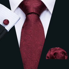 New Fashion Accessories Necktie High Quality 8.5cm Men's Ties For Suit Business Wedding Casual Red Silk Tie For Men FA-5068 2024 - buy cheap