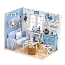 Casa de bonecas em miniatura madeira 1/24, para presente de aniversário e para as crianças de 6 anos, produto em miniatura 2024 - compre barato