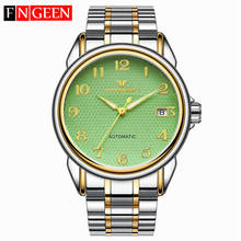 New FNGEEN Male Clock Luminous Men Mechanical Watches Stainless Steel Strap Mens Watches Top Brand Luxury Automatic Wristwatch 2024 - buy cheap