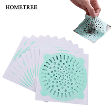 HOMETREE 10Pcs Bathroom Sewer Anti-Blocking Floor Drain Kitchen Sink Deodorant Filter Non-Woven Disposable New Hair Filter H295 2024 - buy cheap