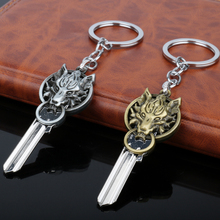 LLavero de Final Fantasy Cloud Strife Wolf, colgante para llaves, juego de joyería, llavero, Charms 2024 - compra barato