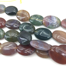 Pedra natural em 3 formatos, contas soltas ovais de ábaco multicolorido para fazer joias diy, achados para joalheria b175 de 15 polegadas 2024 - compre barato