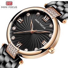 MINIFOCUS Moda Relógios marca De Luxo Mulheres de Quartzo Da Senhora Relógio das Mulheres Senhoras Relógio de Pulso Relogio feminino Montre Femme Rosa 2024 - compre barato