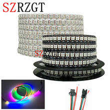 WS2812B 5050 RGB LED Strip  144LED/M Individual Addressable 5V 2024 - buy cheap