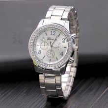 Ladies Stainless Steel Quartz Watch Men Women Top Luxury Brand Fashion Rhinestone Watches Clock Female Relogio Feminino 2024 - buy cheap