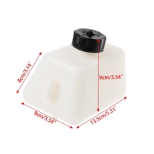 1L White Body Black Cap Plastic Motorcycle Petrol Fuel Tank For Mini Moto Pit Dirt Bike Dirtbikes Filterqiang 2024 - buy cheap