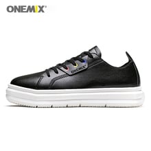 ONEMIX/Мужская обувь для скейтбординга, легкие, крутые женские кроссовки из мягкой кожи, легкая дизайнерская уличная Мужская обувь для прогулок, размер 35-46 2024 - купить недорого