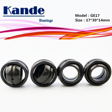 Kande Bearings GE17ES Radial spherical plain bearings (bulk eye bearings) 4pcs GE17 ES  17*30*14mm GE17 2024 - buy cheap