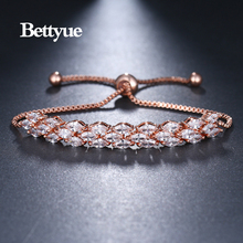 Bettyue Brand Fashion Luxury Three Colors Jewelry Bracelets AAA Cubic Zircon Hot Sale For Woman Gothic Style Wedding Party Gifts 2024 - compre barato
