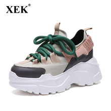 XEK-zapatos informales con plataforma para mujer, zapatillas cómodas para entrenar, ZLL330, primavera y otoño, 2018 2024 - compra barato